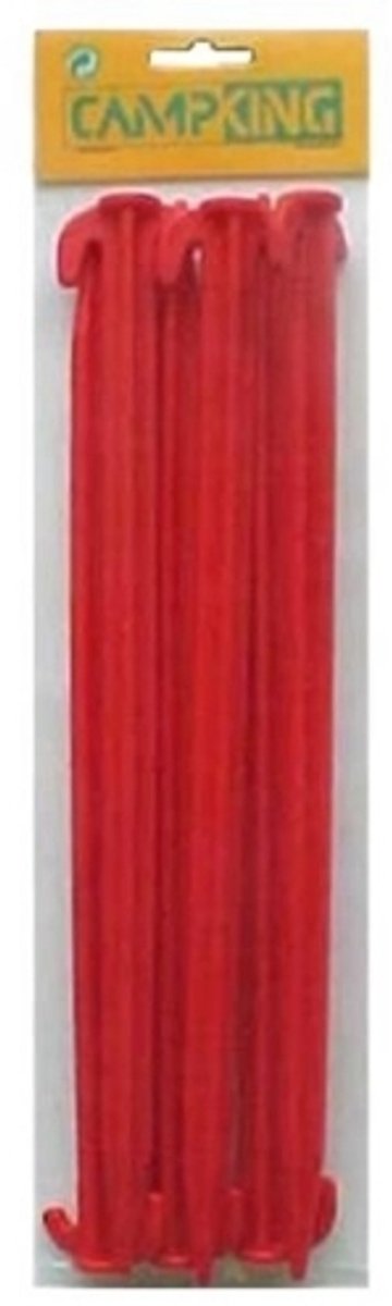Campking Tentharing Kunststof - 30 cm - 6 stuks