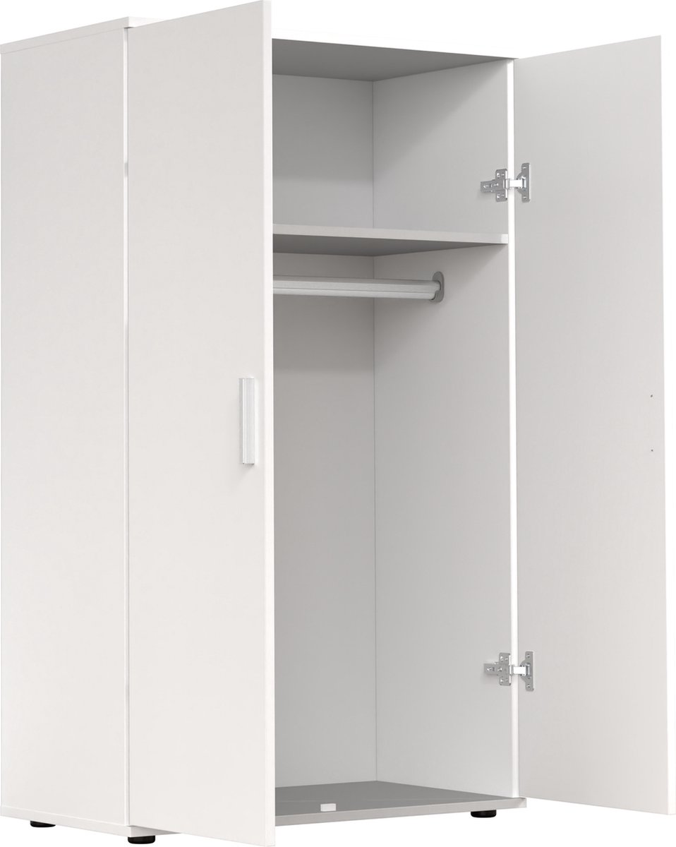 Kledingkast kinderkamer - hanggedeelte en legplank - 120 cm hoog