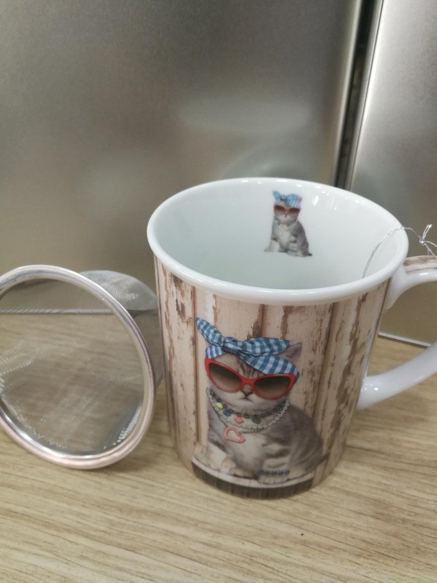 Theemok met filter Bertha Sunny Kat