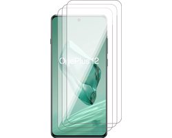 Screenprotector geschikt voor OnePlus 12 - 3x Glas Screen Protector