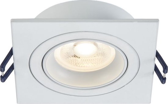 Lucide NIGEL - Spot Plafond - LED Dim To Warm - GU10 - 2x5W 2200K/3000K - Blanc | Leroy Merlin