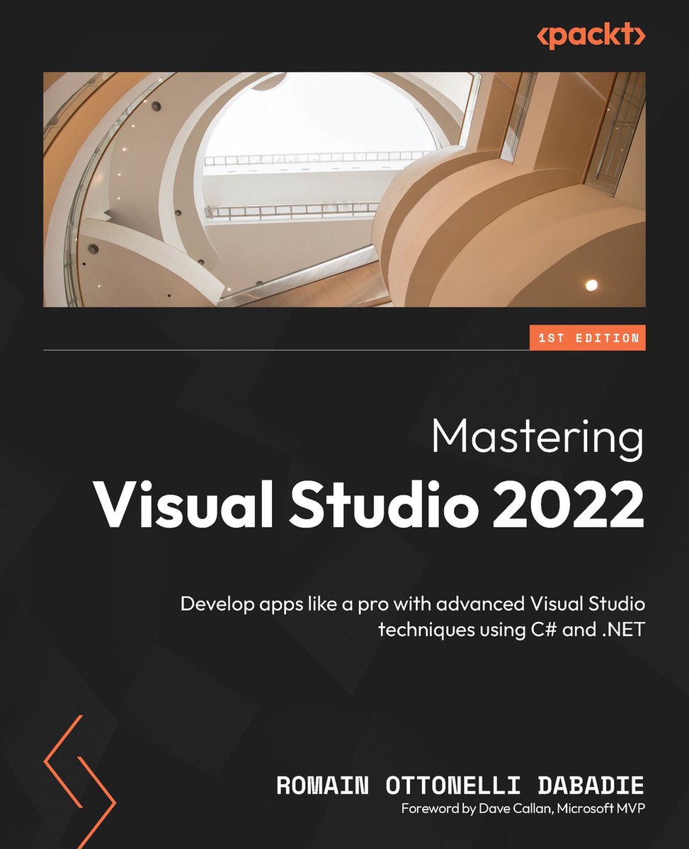 Omslag van Mastering Visual Studio 2022
