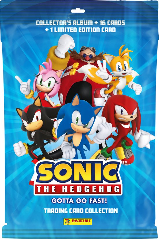 Sonic Rizz Card Sonic the Hedgehog Trading Card Starter Pack - Booster pack - Sonic the ...