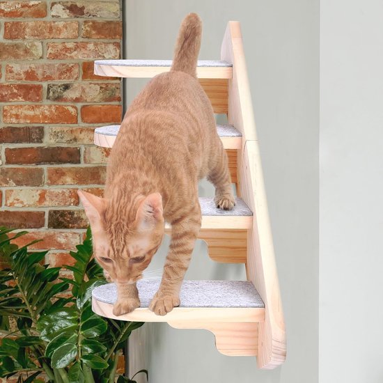 Kraxlboard Snake Optrekstang van hout voor wandmontage