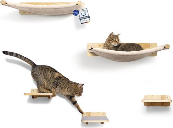 Grote kattenplank, wandmontage, klimwand, kattenmeubel voor grote Grote kattenplank, wandmontage, klimwand, kattenmeubel voor grote