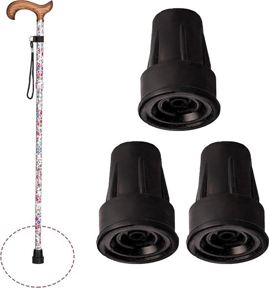 QUARKZMAN 2 zwarte eindkappen voor gaten, rubberen stoppen voor gaten 49-50 mm
