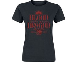 Game of Thrones House of the Dragon - Blood Of The Dragon Runs Thick T-shirt zwart XXL