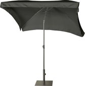 Aruba - 200x130cm - Zwart - Volant - Kantelbaar - Verstelbare hoogte - Push-up systeem