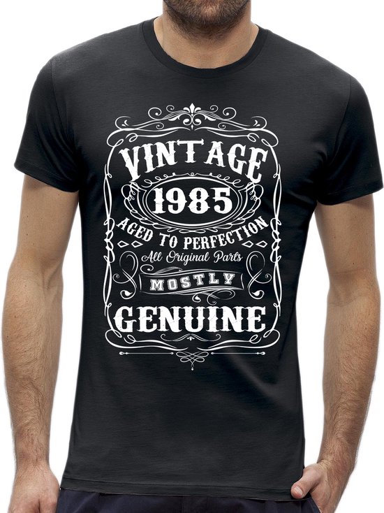 Perfection 40 jaar verjaardag t-shirt kado tip Heren maat S