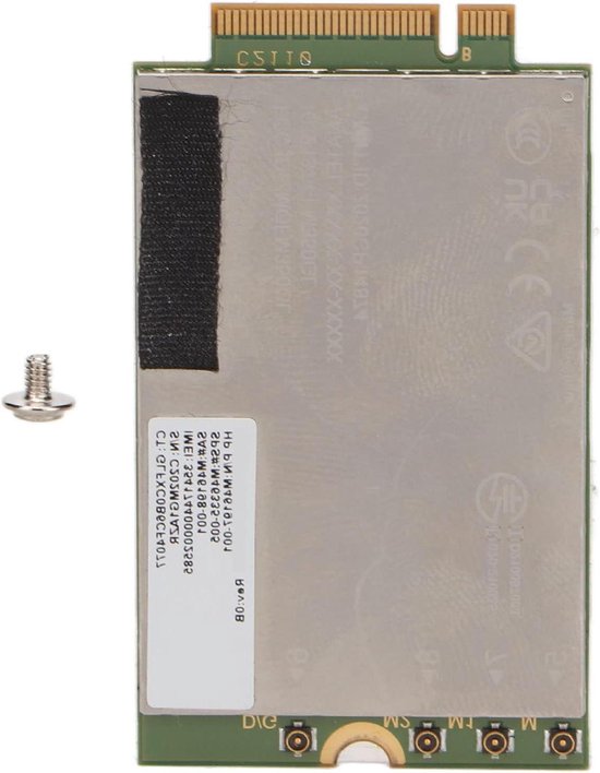 Ciciglow 5G LTE Netzwerkkarte FM350-GL - 4,67 Gbps Download, M.2 Modul, 4x4 MIMO, Für Laptop & Desktop