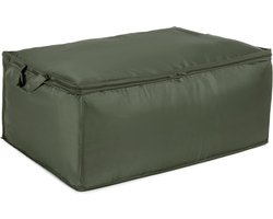 oCreon Dekbed opberghoes - Khaki - 70x50x30 cm - RAN10869