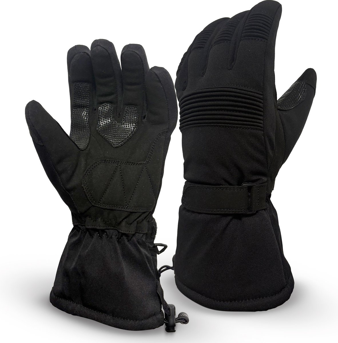 Handschoen voor motor & scooter - Maat M - waterdicht - met bescherming - stretch - ademend