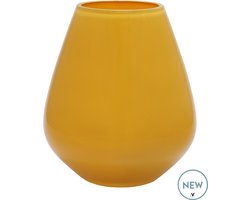 Vaas Tasman Bright yellow | Small | Ø18 x H20 cm