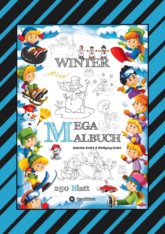 XXL - EDITION 8 - MEGA MALBUCH - MÄRCHENHAFTE WINTERMOTIVE  ... - cover