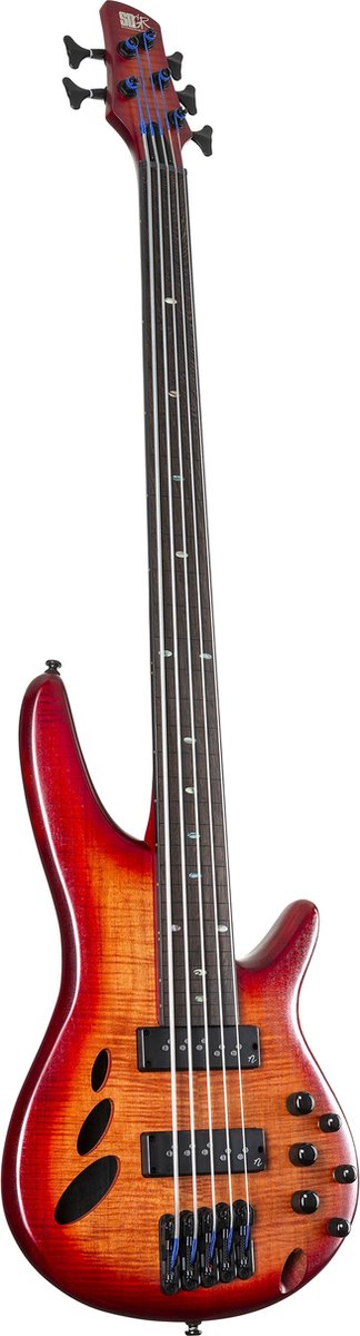 Ibanez SRD905F-BTL Brown Topaz Burst Low Gloss - Elektrische basgitaar