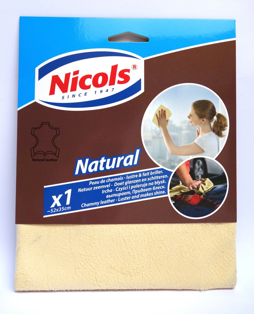 Goedkoopste Natuurzeem - 52 x 35 cm - Nicols