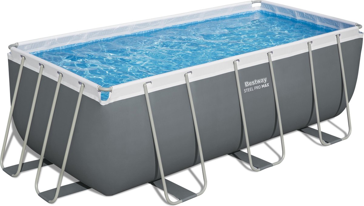 Steel Pro MAX Bovengrondse Zwembad Set 4,12 m x 2,01 m x 1,22 m