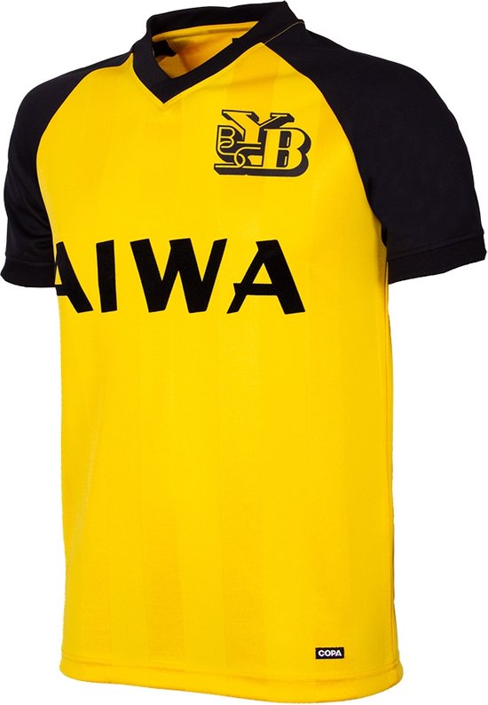 COPA - BSC Young Boys 1985 - 86 Maillot de Football Rétro - Hommes - Jaune - L