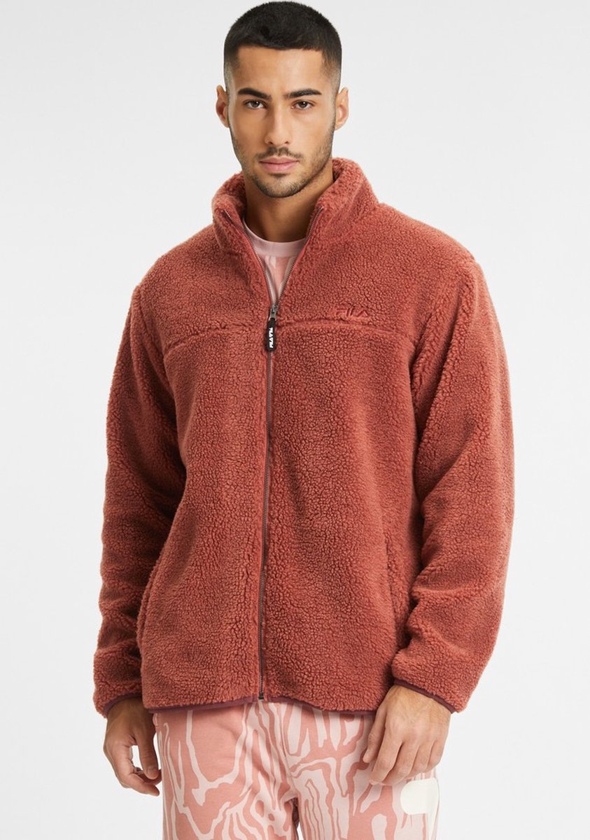 Fila Lichtgewicht jas Braunlage Sherpa fleecejas Marsala-L Rood