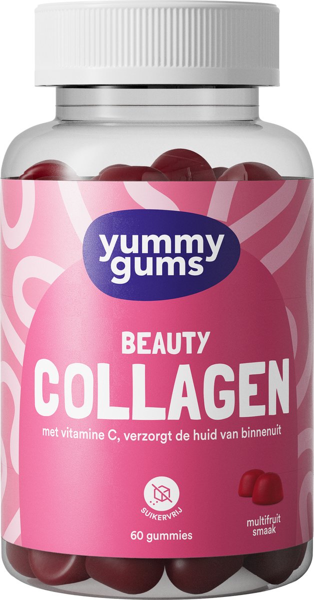 Goedkoopste Yummygums • Collagen gummies • Suikervrij • Collageen supplement • 60 gummies