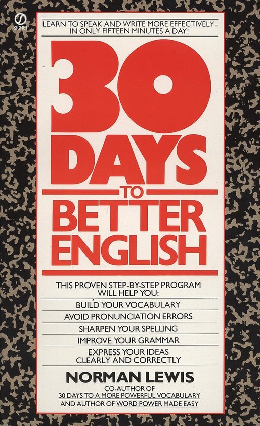 Thirty Days to Better English - cover