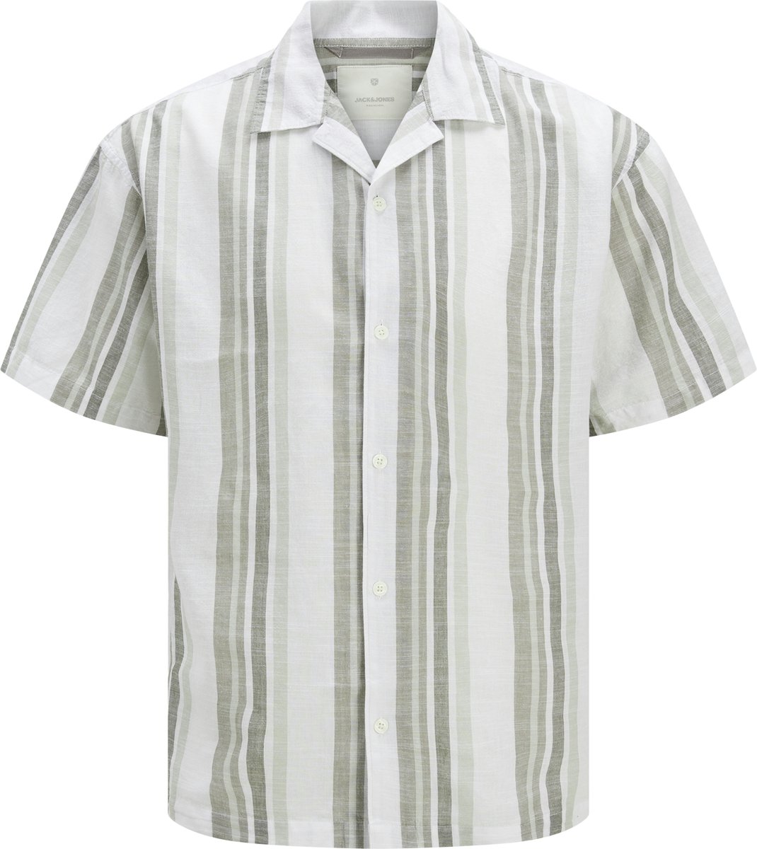 JACK&JONES - JPRCCSUMMER STRIPE RESORT S/S SHIRT SN - Heren - Overhemden