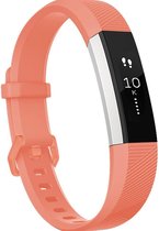 YONO Siliconen Bandje geschikt voor Fitbit Alta (HR) - Oranje - Large