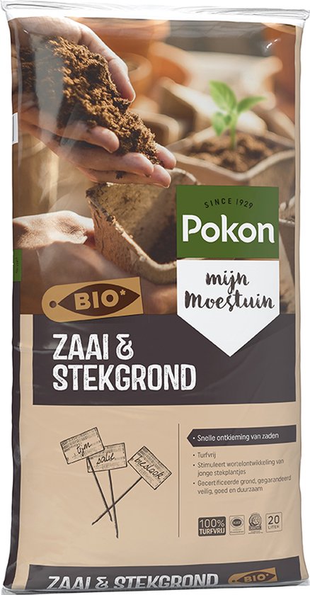 Pokon Bio Zaai- en Stekgrond – Snelle kieming & sterke wortels