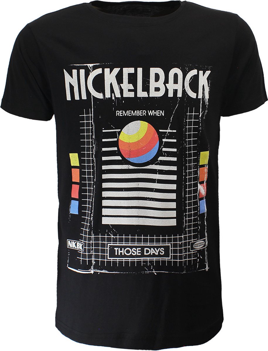 Nickelback Those Days VHS Tape T-Shirt - Officiële Merchandise - S