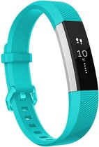YONO Siliconen Bandje geschikt voor Fitbit Alta (HR) – Turquoise - Large
