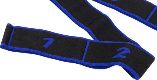 Queenfit® Yoga Strip, Yoga Riem, Yoga Band, Weerstandsband - Stretch Trainer voor Yoga, Pilates, Fitness, Gymnastiek, Ballet, Dans van Merkloos — afbeelding 3