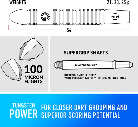 GENESSIS TUNGSTEN 25GR van Mission Darts — afbeelding 3