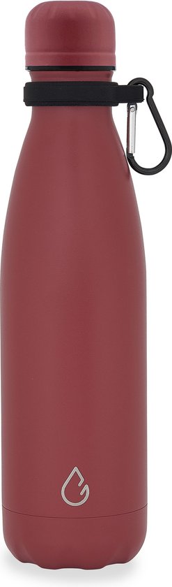 waterdrop® All Purpose thermosfles 600 ml, geïsoleerde roestvrijstalen drinkfles, 24 uur koud - 12 uur warm, lekvrij & onbreekbaar