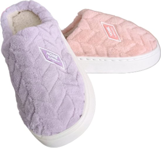 Pantoufles | Chaussons | Taille 40-41 | Violet | Femmes | Très doux