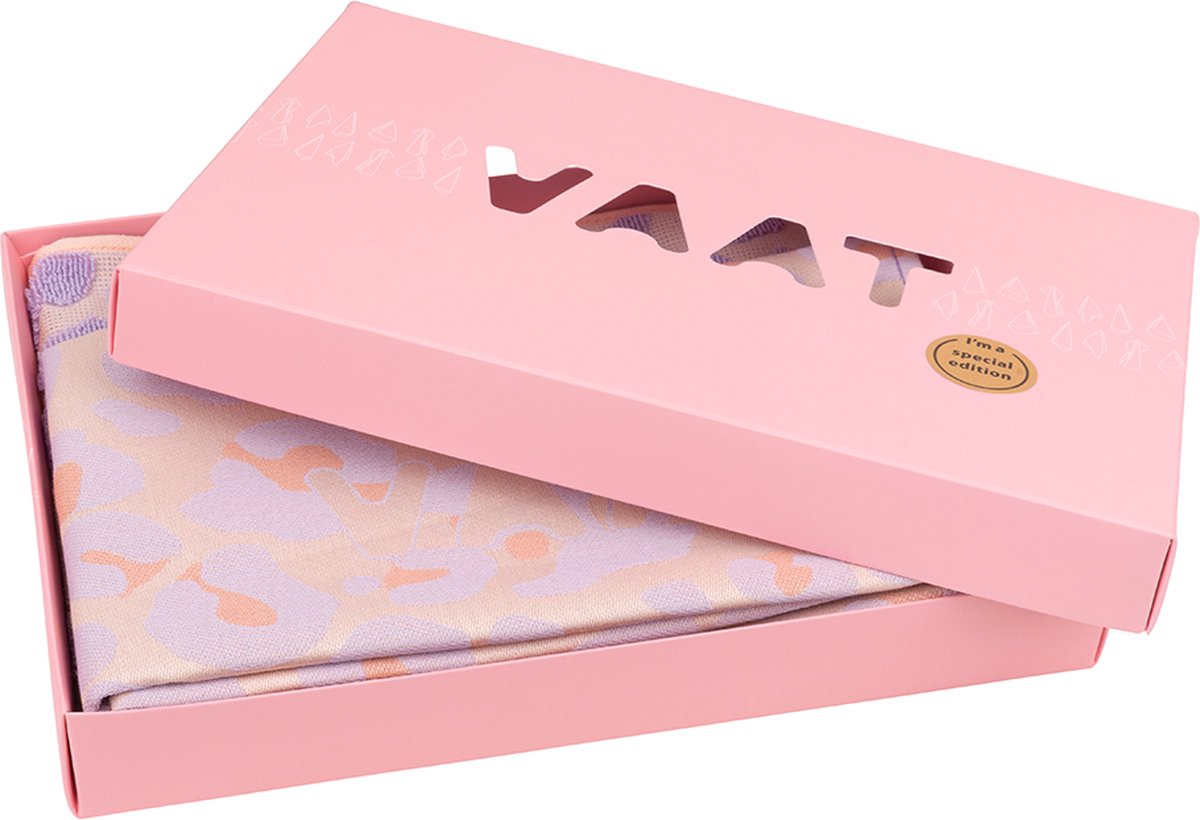 Gift set I love leopard lila / peach