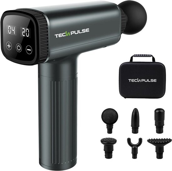 Techpulse Massage Gun Professioneel - 30 Snelheden - 6 - Techpulse - €32,95