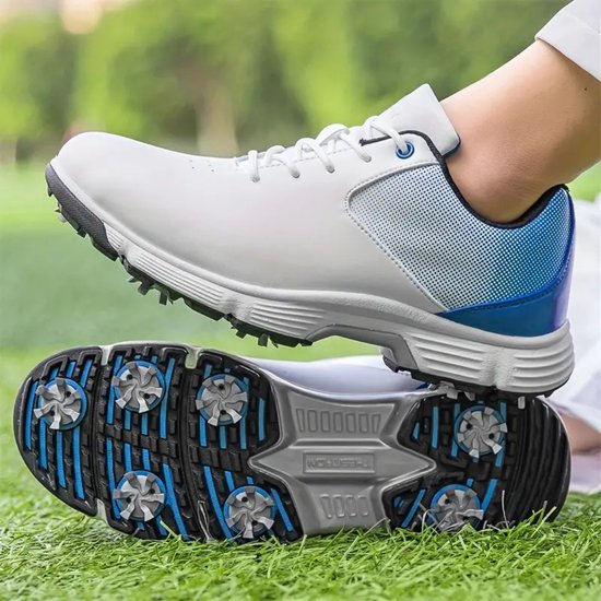 Nivard Golfschoenen Heren - Golfkleding - Golfschoenen Antislip - Waterdicht - Golfen - Met Spikes - Zwart - 48 van Nivard — afbeelding 3