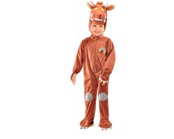 Ciao s.r.l Gruffalo Kostuum voor Kinderen Verkleedpak Verkleedkleding Kind Carnavalskleding voor Kinderen De Gruffalo Dieren Kostuum Kind Onesie Dierenpak - Officiële licentie - Polyester - Bruin - 2-Delig Jumpsuit/Muts - Maat 2-3 Jaar