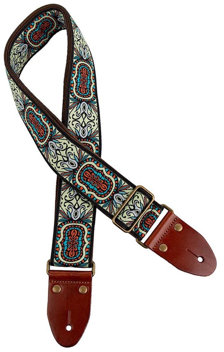 Gaucho GST-1281-2 Classic Jacquard Serie gitaarriem meer kleurig