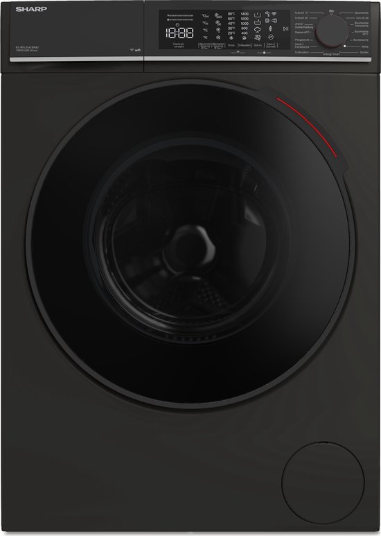 LAVATRICE SHARP ES NFB814CWA BIANCO E NERO - Pavesi Casa