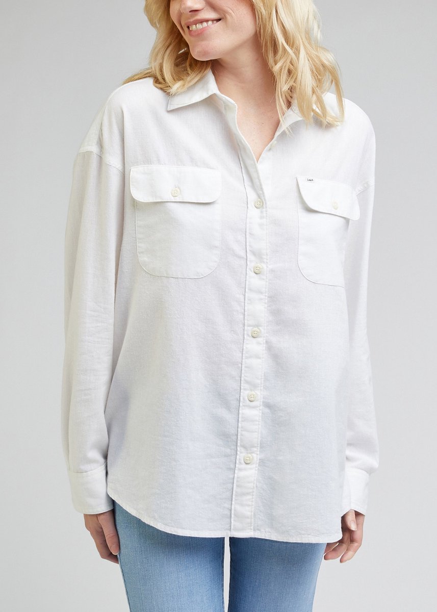Lee FRONTIER SHIRT BRIGHT S Creme
