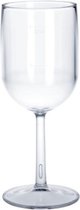 Plastic wijnglas 1 / 8l - 1 / 4l SAN kristalhelder herbruikbare vaatwasserbestendig