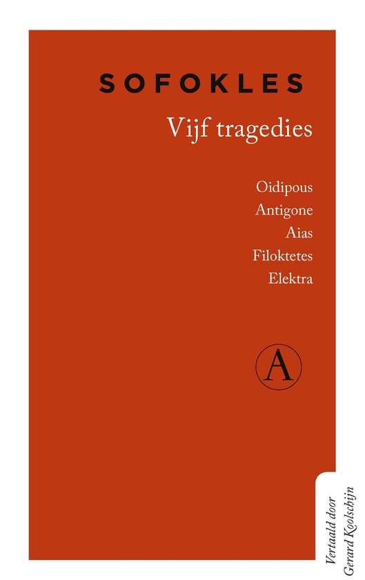 Vijf tragedies - cover