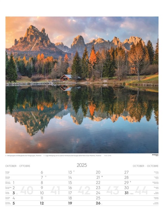 Alpen Kalender 2025 | bol