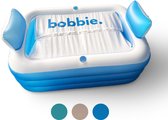 bobbie - Piscine gonflable à domicile - avec pompe électrique gratuite - Bain à bulles - Baignoire gonflable - Piscine gonflable pour enfants et adultes - Piscine gonflable - Piscine ovale autoportante avec couverture