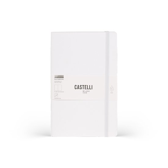 Carnet Castelli Milano A5 Acquarello - Neutral - contenu vierge - 130x210 mm - Made in Italy