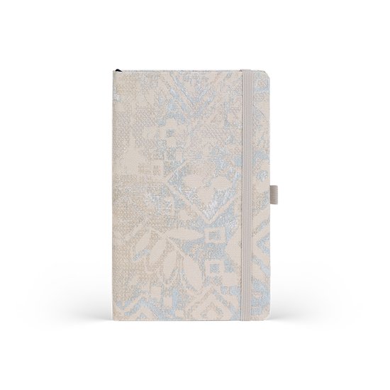 Carnet Castelli Milano A5 Shabby - bleu - contenu ligné - 130x210 mm - Made in Italy