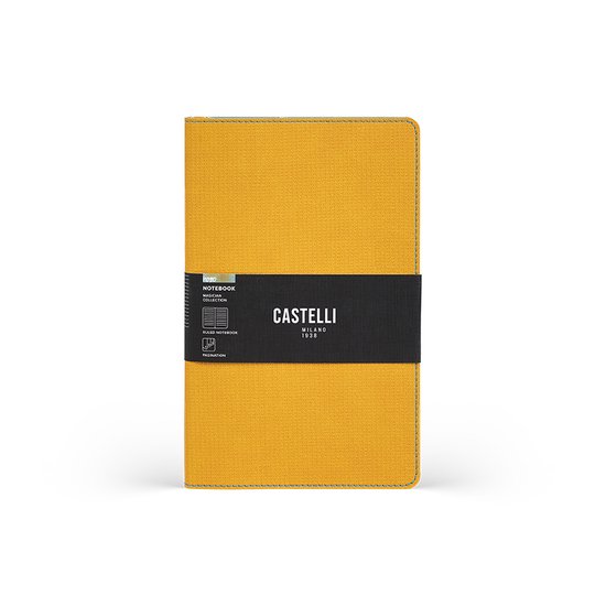 Castelli Milano Carnet A5 Magicien - Espoir - contenu avec des lignes - 130x210 mm - Made in Italy