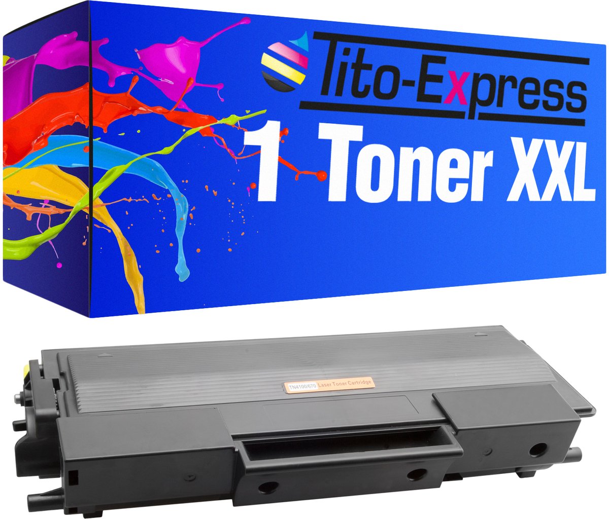 PlatinumSerie® 2 x XXL toner black alternatief voor Brother TN HL-6050