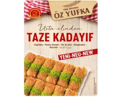 Öz Yufka Verse Kadayif 400 gr - Öz Yufka Taze Kadayif 400 gr - Öz Yufka Fresh Kadayif 400 gr - Öz Yufka Verse Kadayif 400 gr - Geschikt voor pistache creme / Dubai Chocolade en Kunefe - Dubai Reep Öz Yufka Verse Kadayif 400 gr - Öz Yufka Taze Kadayif 400 gr - Öz Yufka Fresh Kadayif 400 gr - Öz Yufka Verse Kadayif 400 gr - Geschikt voor pistache creme / Dubai Chocolade en Kunefe - Dubai Reep